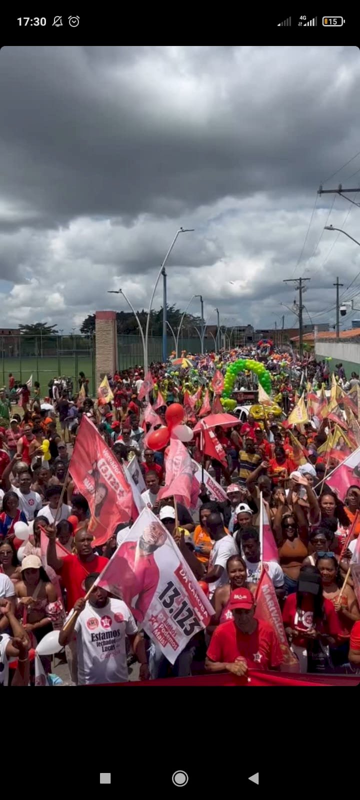 Caminhada da diversidade e da democracia brasileira